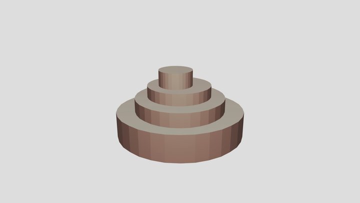 Chocolate Cake 3D Model