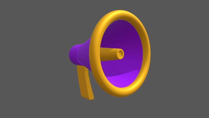 Mega Phone 3D Model