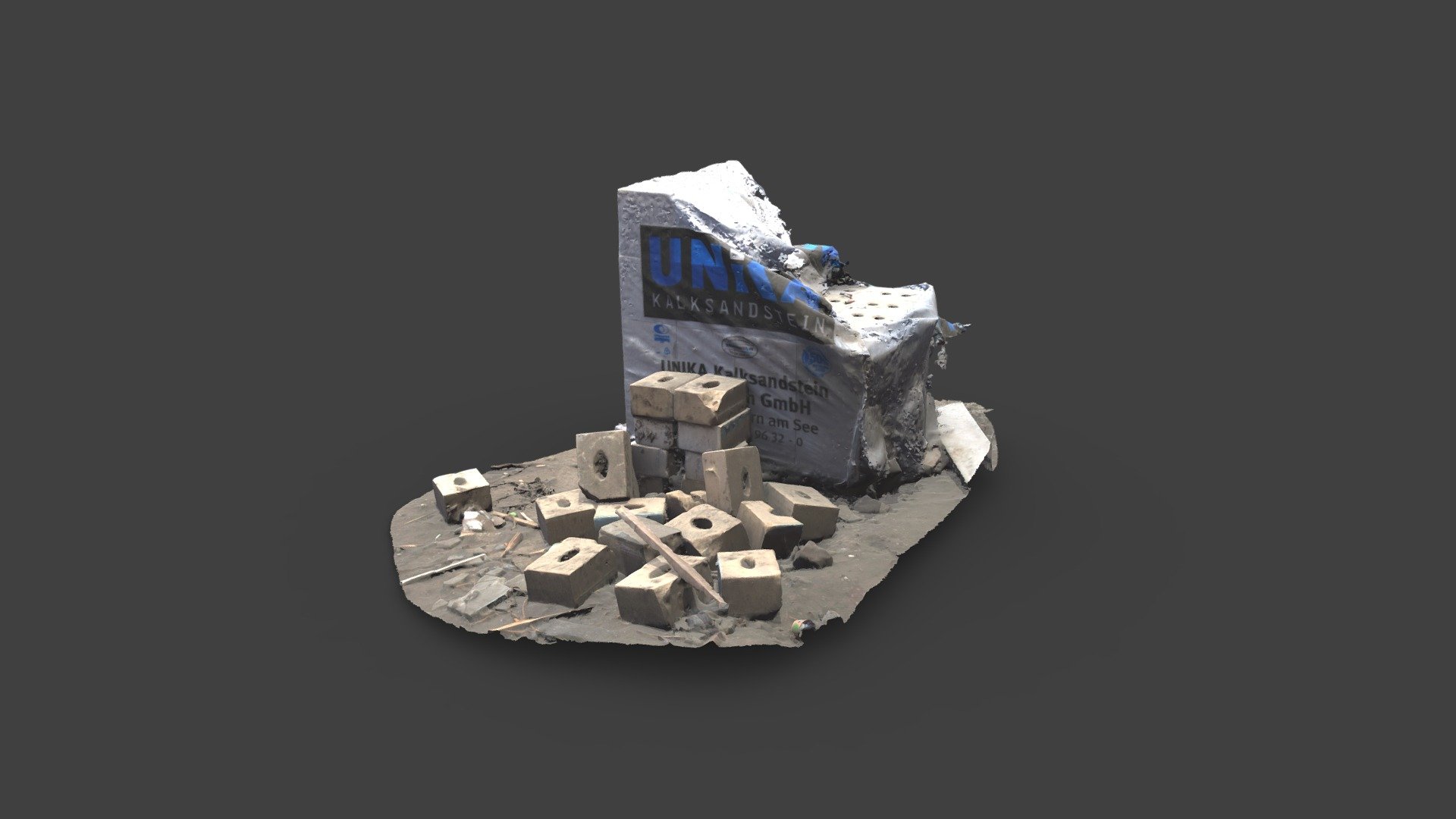 Construction Stones 3D Scan - Buy Royalty Free 3D model by Ben Berger (@BenBerger) [d1ce1ce] - Sketchfab Store