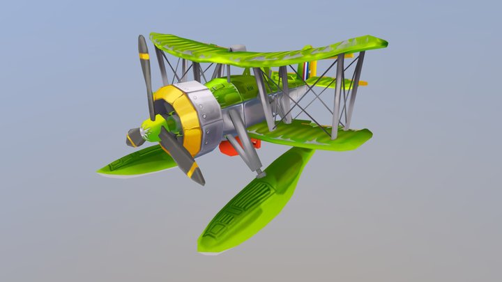 Flying circus DAE Progress 3D Model