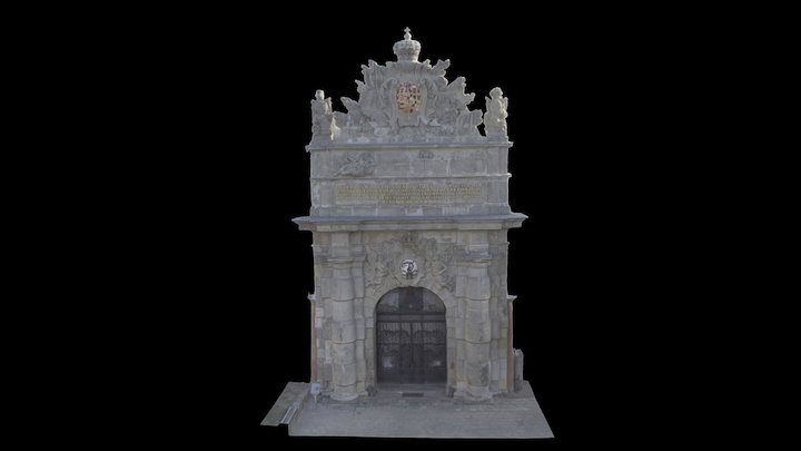 Brama Portowa w Szczecinie 3D Model