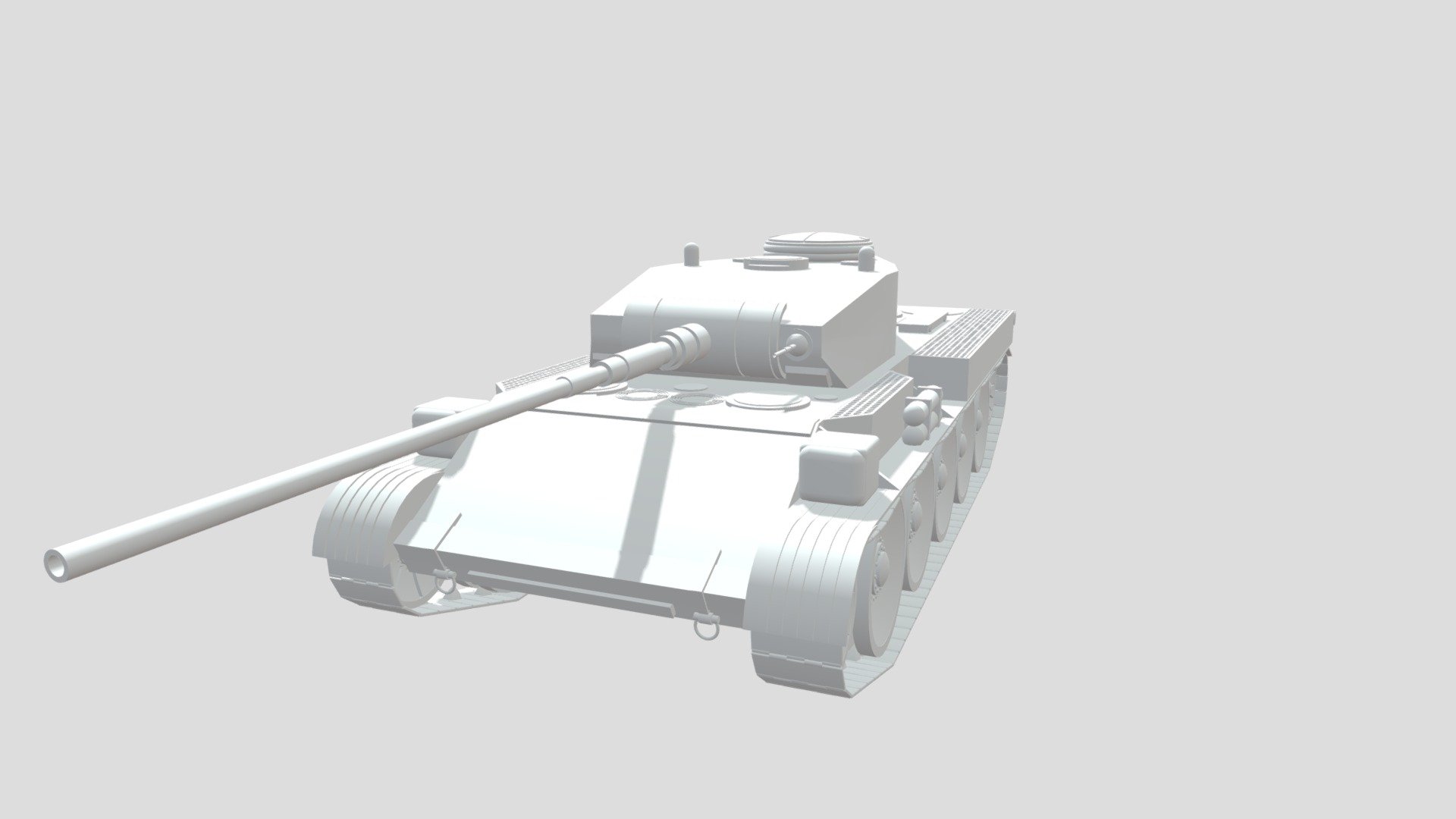 MT 70 LW (My tank design with 70mm) Lait waight