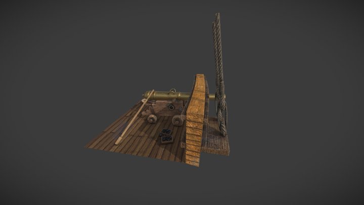 Cannon 3D Model