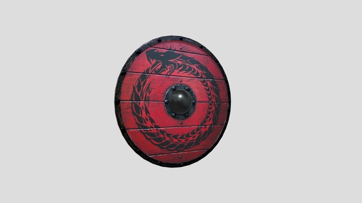Viking shield 3D Model