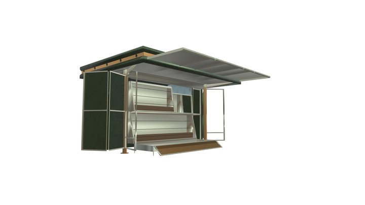 newsstand of argentina 3D Model