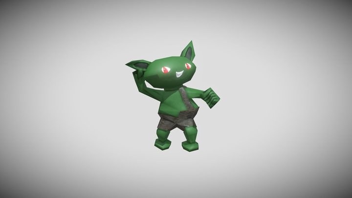 Goblin Attack 3D Model