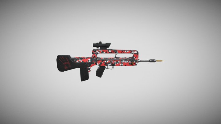 FAMAS 3D Model