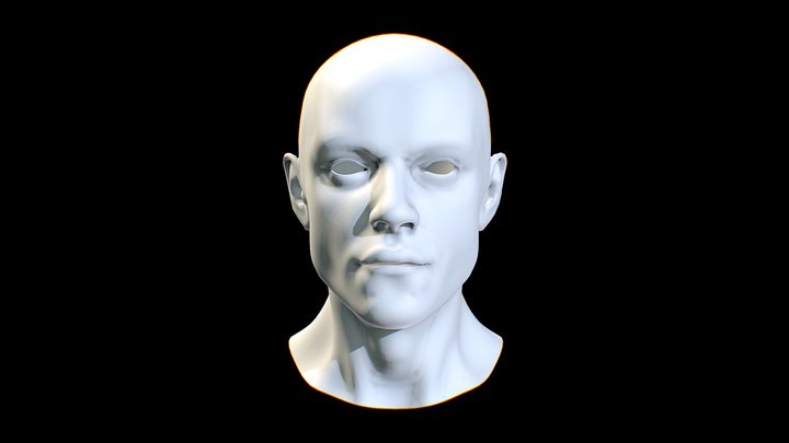 MR. ROBOT_RAMI MALEK_HEAD 3D Model