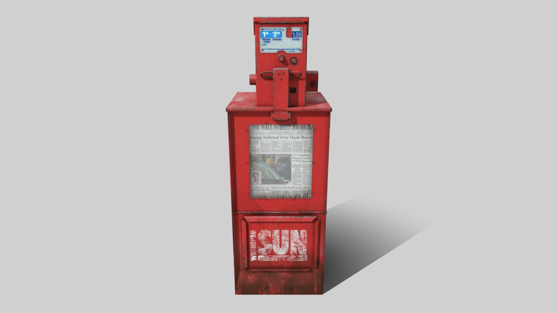 Newsbox - 3D model by Pherblo [d1d2e31] - Sketchfab