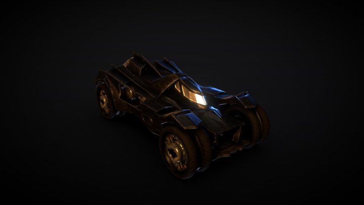 BATMOBILE ARKHAM KNIGHT 3D Model