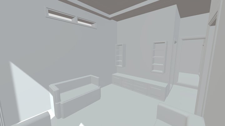 20 30 House Plan 3D Model