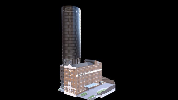 TEA HOUSE HOTEL PROPOSAL 3D Model