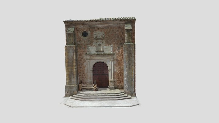 Portada de la Iglesia Parroquial de San Andrés 3D Model