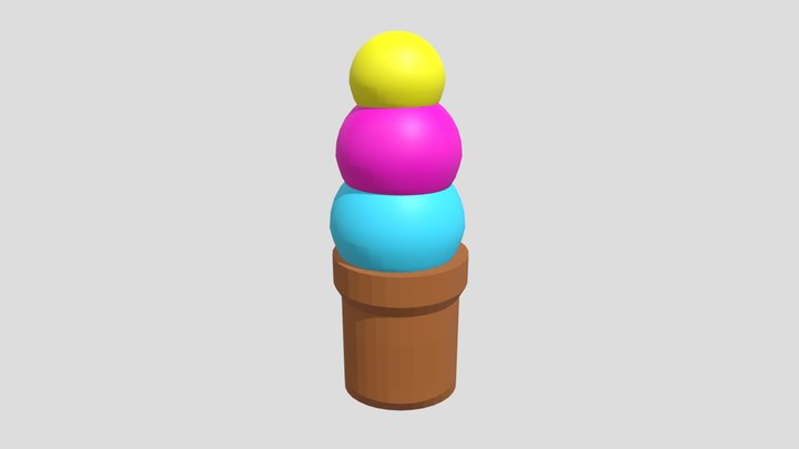 Icecream Cone 3D Model