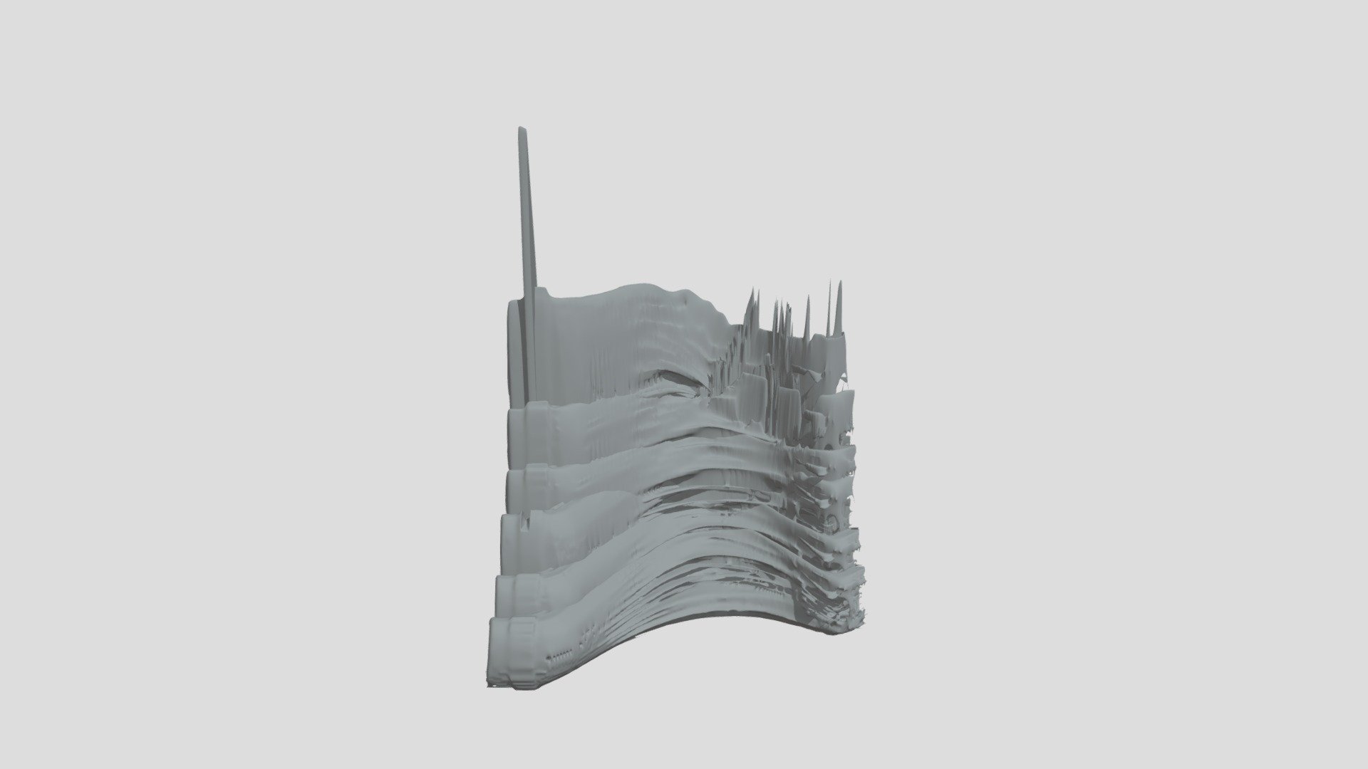 orgranic form, 3d sculpture