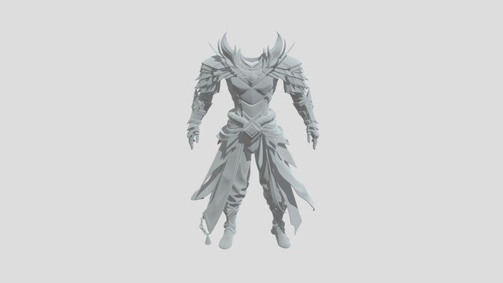 Golden Dawn Paladin 3D Model