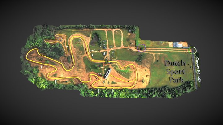 Dutch Sport Park 3D Model