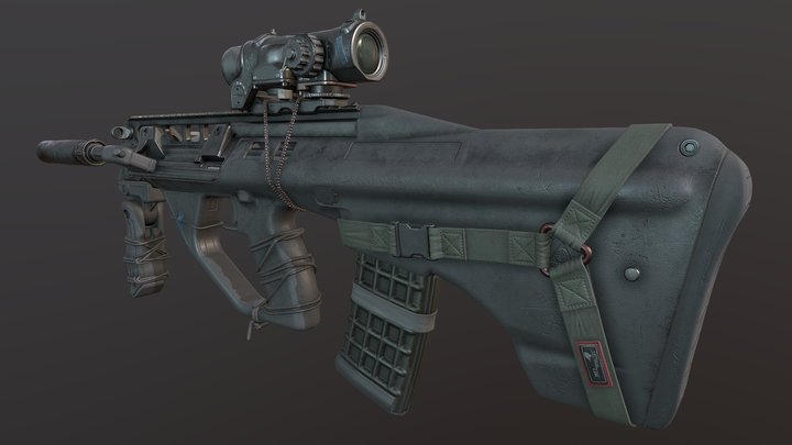 EF88 Rifle 3D Model