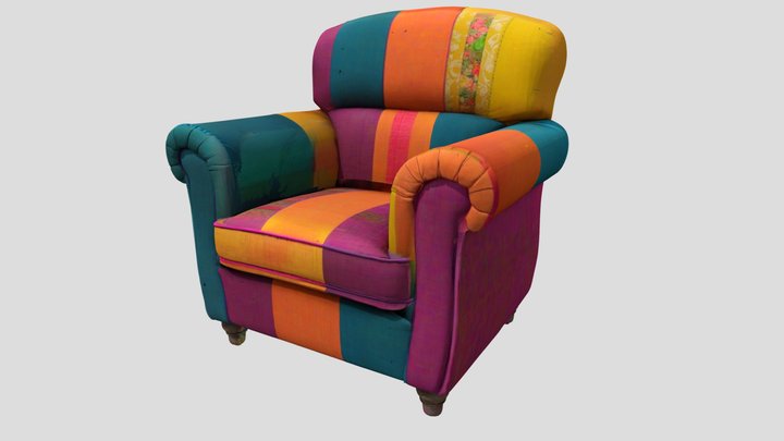 Wanderer's Armchair – Kostenloses 3D-Modell STL