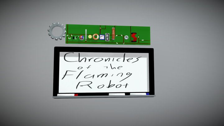 Overclockalypse Title Screen 3D Model