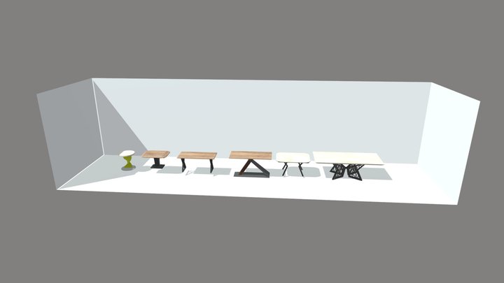 Pack table 3D Model