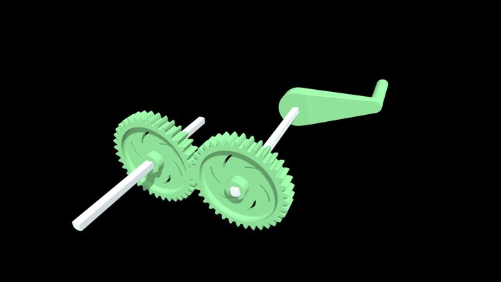 Gear Train 3D Model