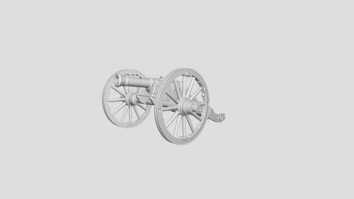 Russian 6-pounder cannon.
