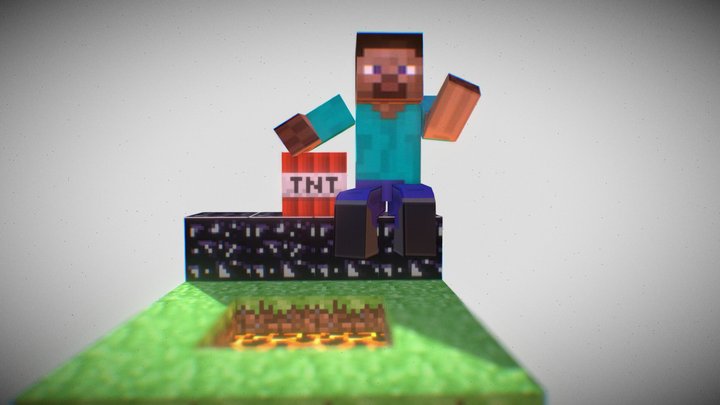 Steve Litle Scene 3D Model