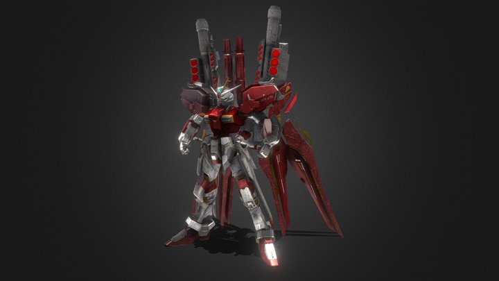 Sword Impulse Freedom Gundam 3D Model