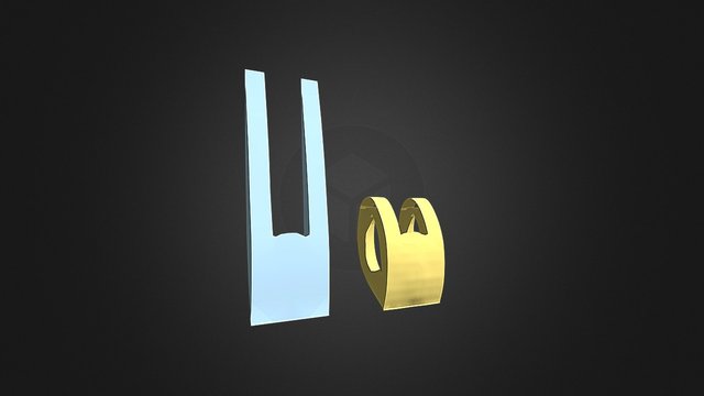 Backback And Long Strap Bag 3D Model