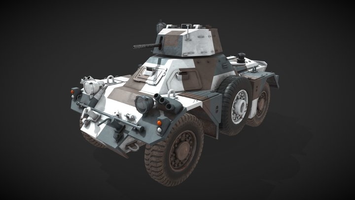 Ferret Scout Car Texture-Set II 3D Model