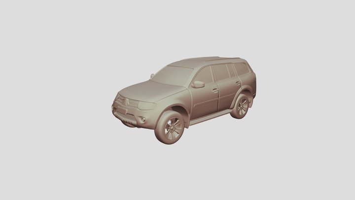 PAJERO SPORT 2014 3D Model