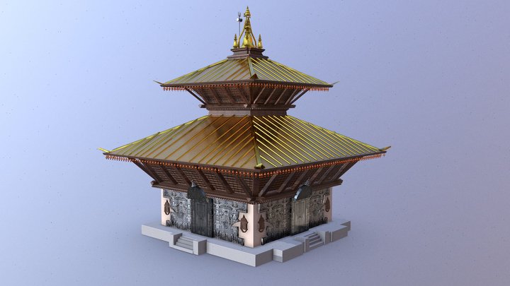 Pashupatinath Temple 3D | Hindu Temple 3D Model