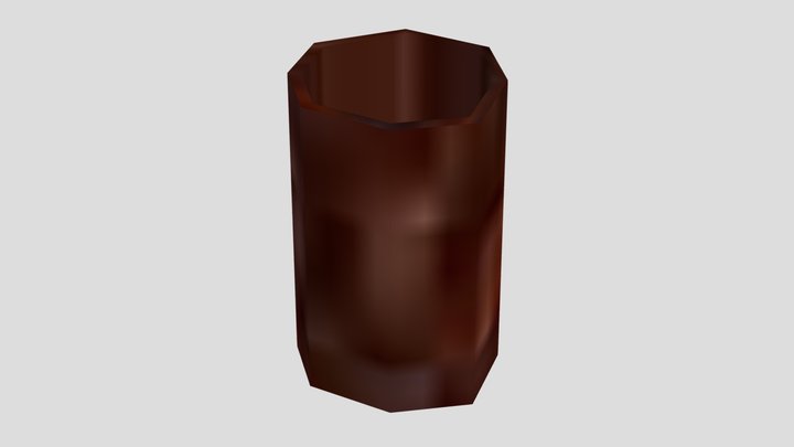 barrel ps1 style 3D Model
