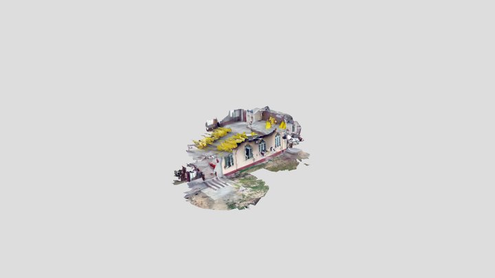 photos canned building 3D Model