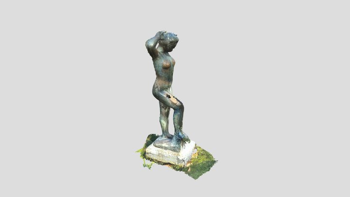 Statue Paris Tuilerie 3D Model