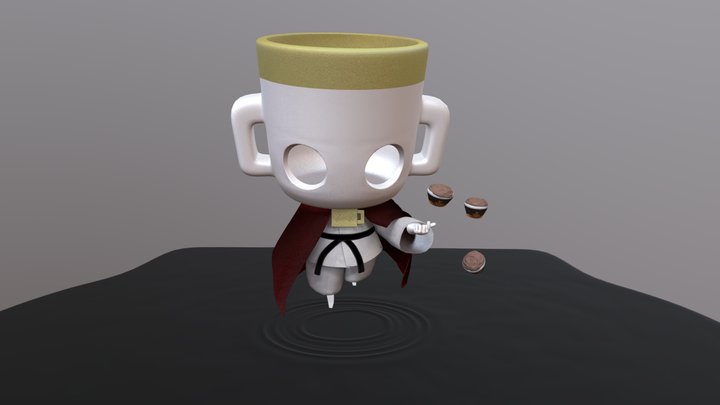 Tasse Man 3D Model
