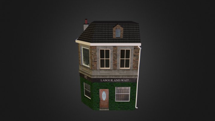 Labour and wait shop 3D Model