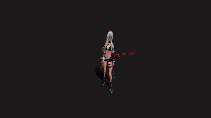 Alpha Crimson Weaver 3D Model