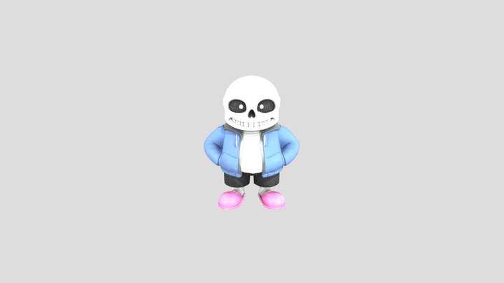 sans 3D Model