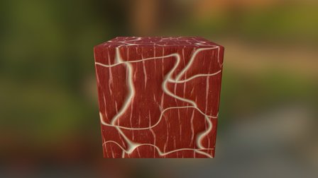 Meat Cube 3D Model