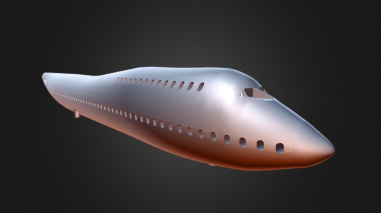 Full Plane - Fusalage Final-1 - 3D model by nroe [d1e097e] - Sketchfab