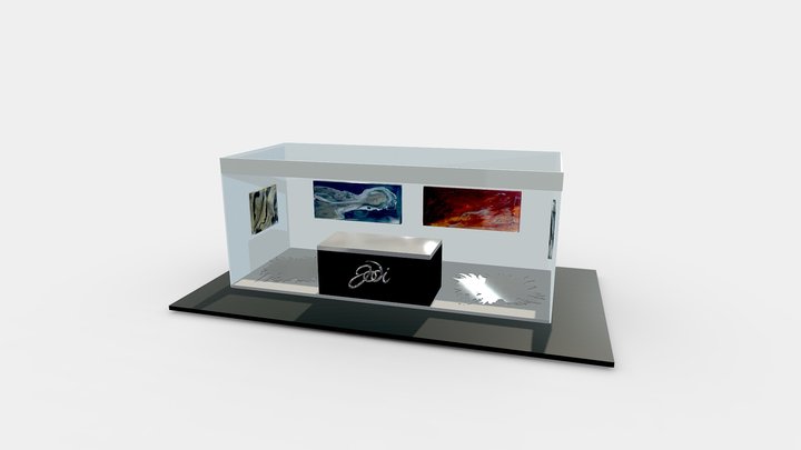 Mini Exhibition Stand 3D Model