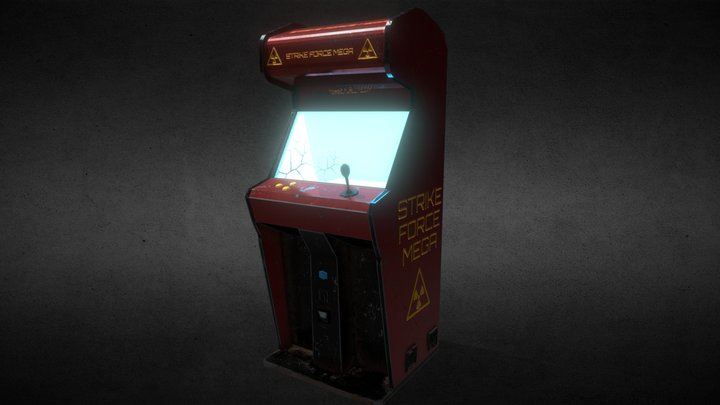 Abandoned Arcade Machine 01 3D Model