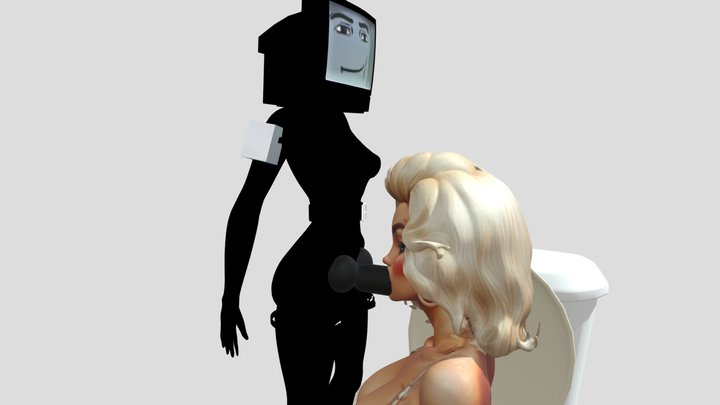 Tv Woman Vs Skibidi Sexy 3D Model