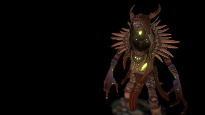 The Exiled Wanderer 3D Model