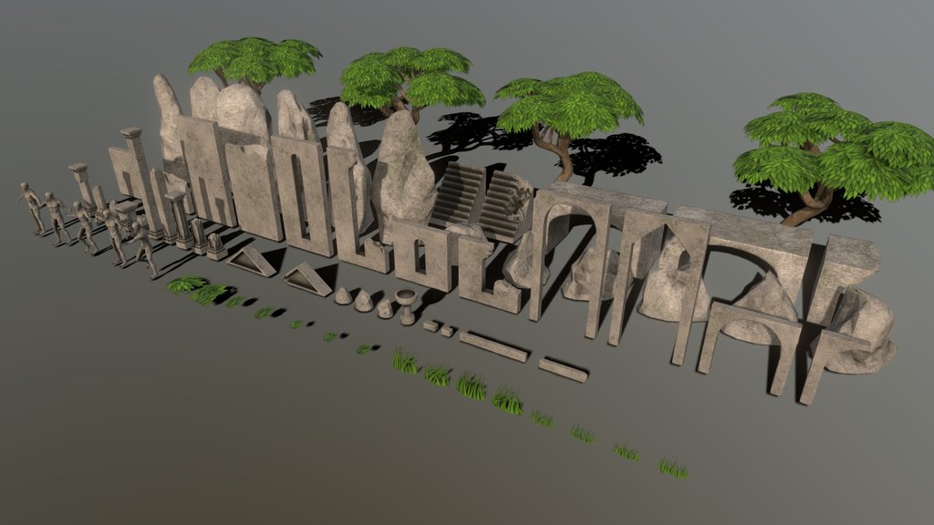 Temple Ruins Asset Pack