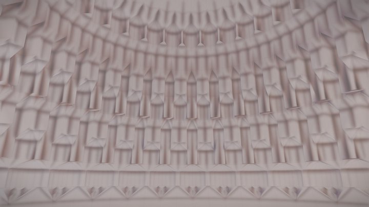 مقرنس گنبد امامزاده سیدرضا و سیدعلی اکبر 3D Model