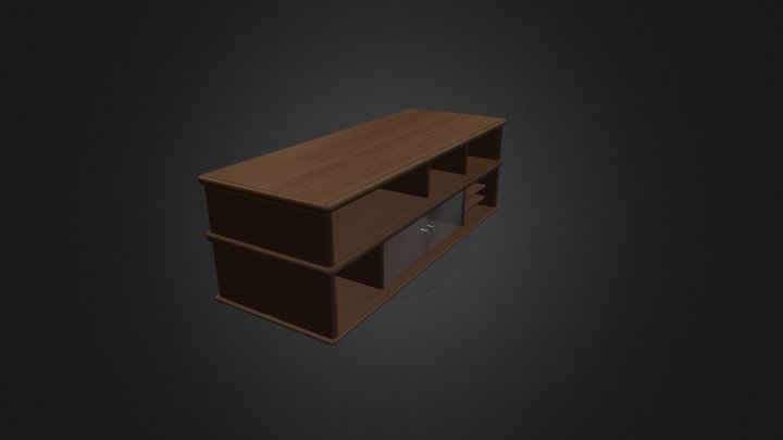 Basic TV Stand. 3D Model