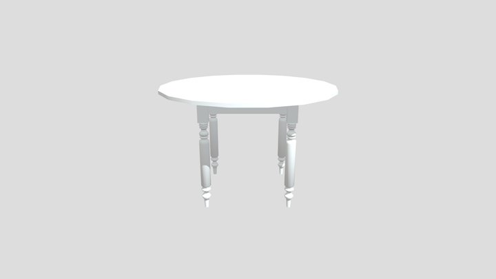 Table-ronde 3D Model